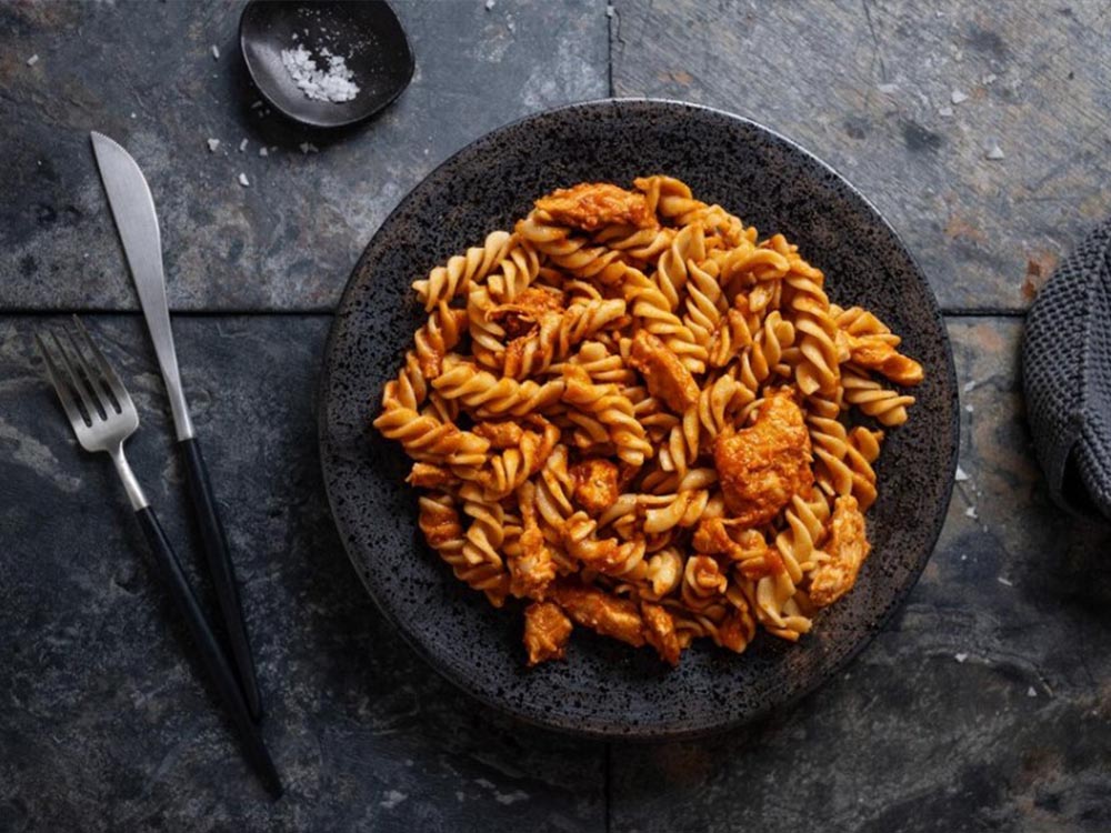 Attractive meal photography